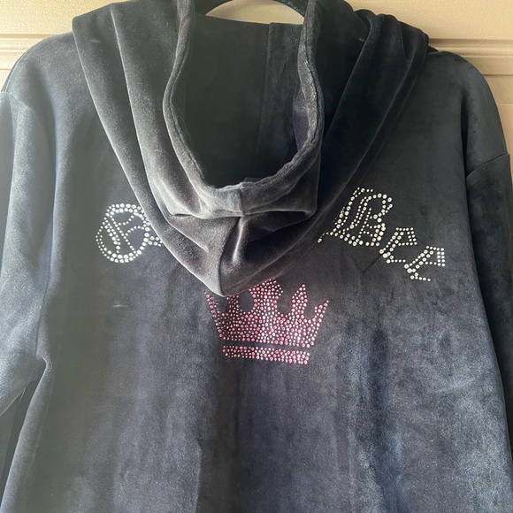 Forever 21 Black Hoodie with Pink Crown - Picture 4 of 5